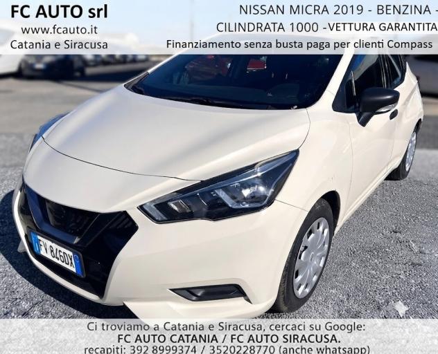 Nissan Micra 1.0 IG 12V Acenta 2019 - PARI AL NUOVO - 12 MESI KASCO OMAGGIO