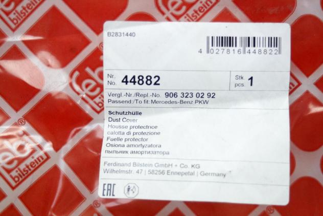9063230292 PARAPOLVERE AMMORTIZZATORE ANTERIORE SINISTRO VOLKSWAGEN CRAFTER 2.5 TDI 100 KW (2011) RICAMBIO NUOVO - Foto 6
