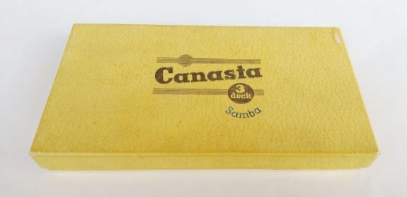 Cofanetto in cartoncino contente set 3 mazzi di carte Piatnik Canasta Samba - Foto 4