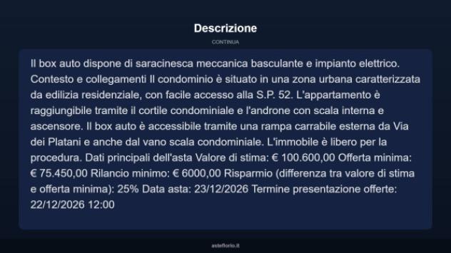 Immobile in asta di 113 m² con più di 5 locali e box auto in vendita a Floridia - Foto 12
