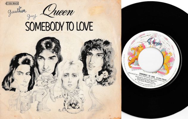 QUEEN - Somebody To Love - White Man - 7" / 45 giri 1976 EMI - Foto 2
