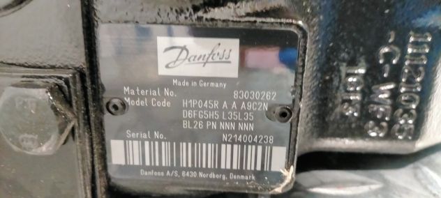 Pompa Danfoss H1P045R A A A9C2ND6FG5H5 L35L35 BL26 PN NNNNNN - Foto 5