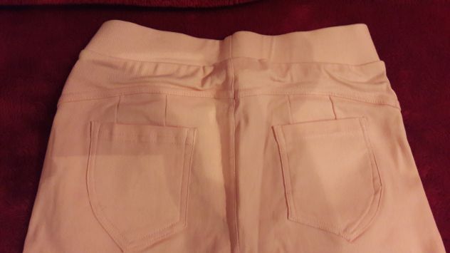 Pantalone elasticizzato bianco Donna Tg S 42 - NUOVO - Foto 4