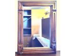 Specchio cornice in legno