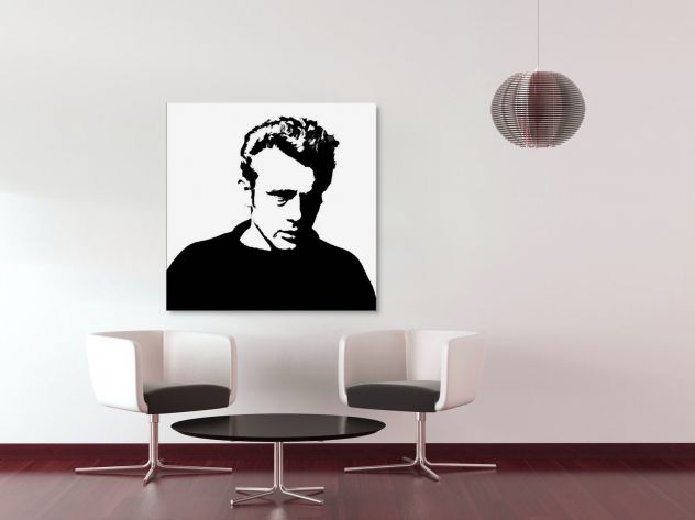 James Dean dipinto a mano pop art