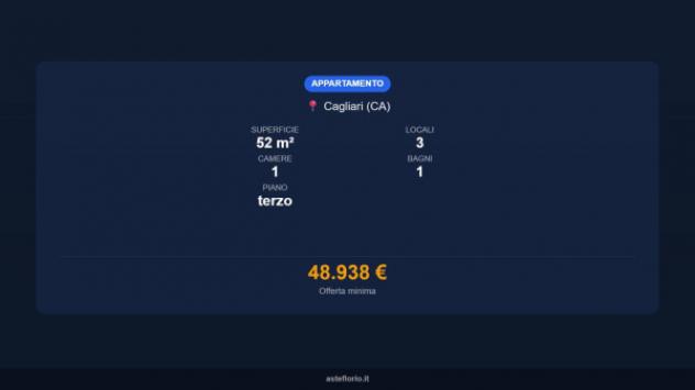 Immobile in asta di 52 m² in vendita a Cagliari - Foto 14