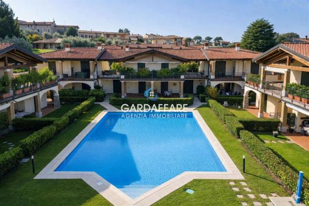 TRILOCALE AL PIANO TERRA IN SIGNORILE RESIDENCE A MANERBA DEL GARDA