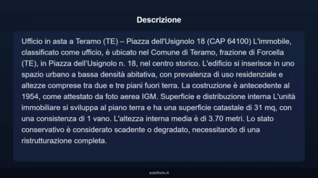 Immobile in asta di 31 m² in vendita a Teramo - Foto 4
