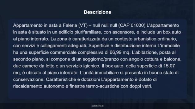 Immobile in asta di 66 m², box auto in vendita a Faleria - Foto 13