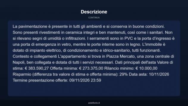 Immobile in asta di 144 m² in vendita a Napoli - Foto 13