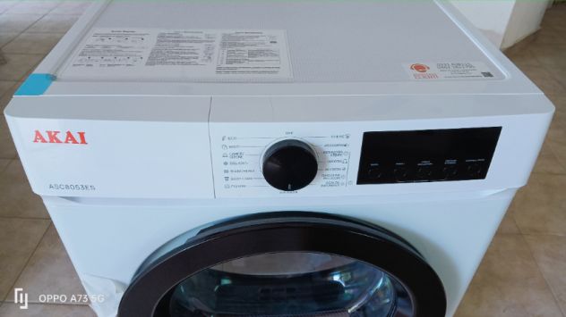 Asciugatrice AKAI ASC8053ES 8 Kg, Pompa di Calore Nuova. - Foto 2