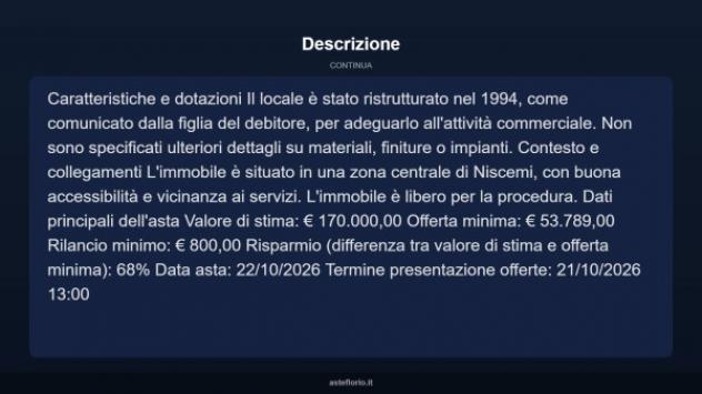 Immobile in asta di 381 m² in vendita a Niscemi - Foto 5