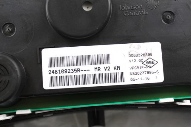 248109235R QUADRO STRUMENTI CONTACHILOMETRI DACIA SANDERO STEPWAY 0.9 G 66KW 5M 5P (2017) RICAMBIO USATO - Foto 2