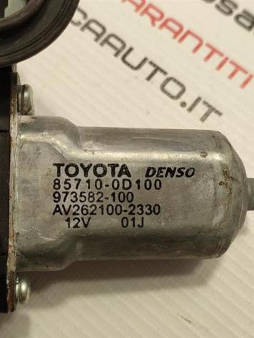 MOTORINO ALZAVETRO POSTERIORE SINISTRO TOYOTA Auris Serie (E150) 973582-100 85710-0D100 (0712) - Foto 3