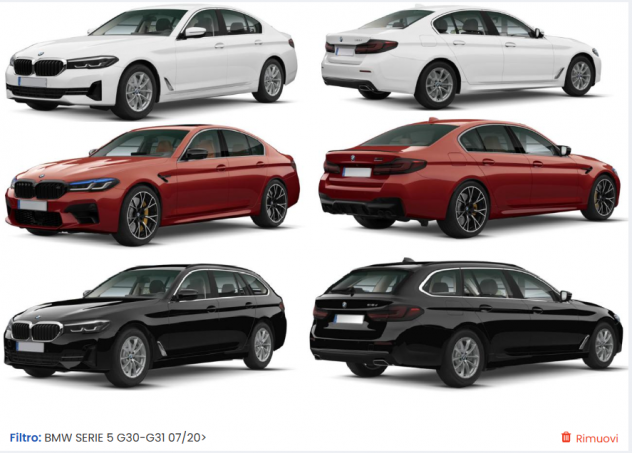 MUSATA COMPLETA BMW SERIE 5 G30-G31