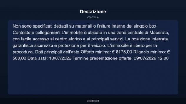Immobile in asta di 18 m² in vendita a Macerata - Foto 10
