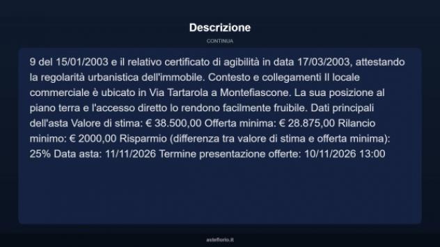 Immobile in asta di 32 m² in vendita a Montefiascone - Foto 7