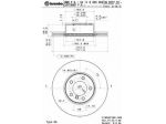 Disco Freno Brembo 09B33721 Per Auto Bmw