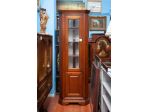 Vetrina Angolare Antica in Legno – 25055
