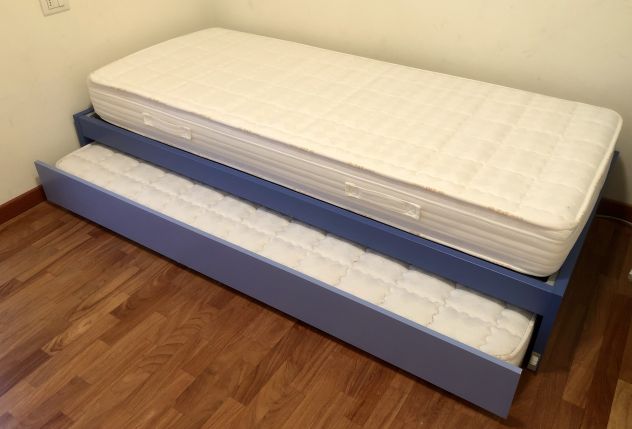 Vendo letto singolo con secondo letto estraibile - Foto 4
