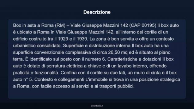 Immobile in asta di 26 m² in vendita a Roma - Foto 4