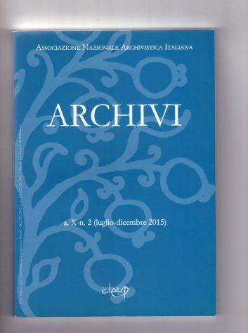 Archivi, anno X n.2