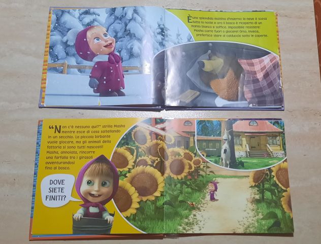 LEGGI & GIOCA CON MASHA & ORSO:COME SI SONO INCONTR. N1,DI CHI SONO QUESTE IM.N2 - Foto 7