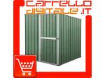 Box prefabbricato, casetta da giardino in lamiera zincata. Capanno ricovero &hellip;