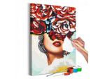 Quadro Fai Da Te Ritratto Femminile N.4 ARREDALACASA Spedizione Gratis