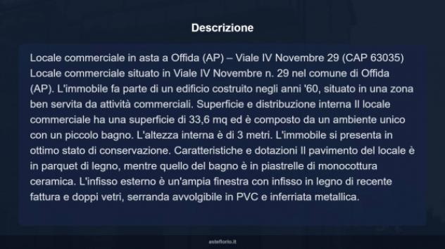 Immobile in asta di 33 m² in vendita a Offida - Foto 9