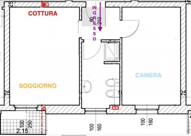 Sesto San Giovanni bilocale arredato in affitto Classe A3 - Foto 11