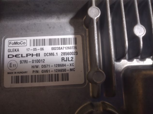 Centralina motore Delphi, Ford, DCM6.1, 28560023, DS7112B684XC, DS71-12B684-XC, - Foto 6