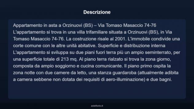 Immobile in asta di 213 m² in vendita a Orzinuovi - Foto 3