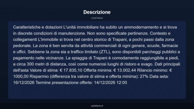 Immobile in asta di 49 m² in vendita a Trapani - Foto 11