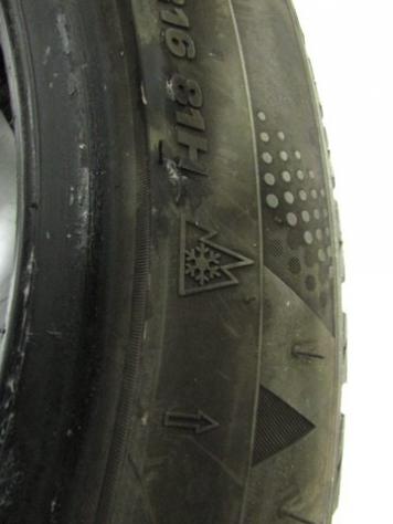 185/50R16 81H KUMHO WINTERCRAFT WP51 A2418 7.79MM 7.59MM PNEUMATICI INVERNALI M+S (QUANTITA' 2 GOMME) - Foto 5