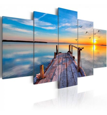 Quadro Pontile In Mare 100x50 E 200x100 ARREDALACASA