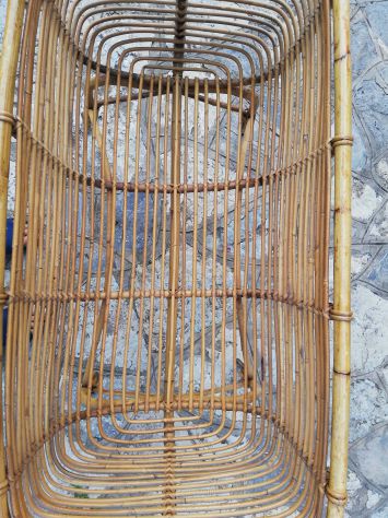 CULLA IN RATTAN ORIGINALE - Foto 6