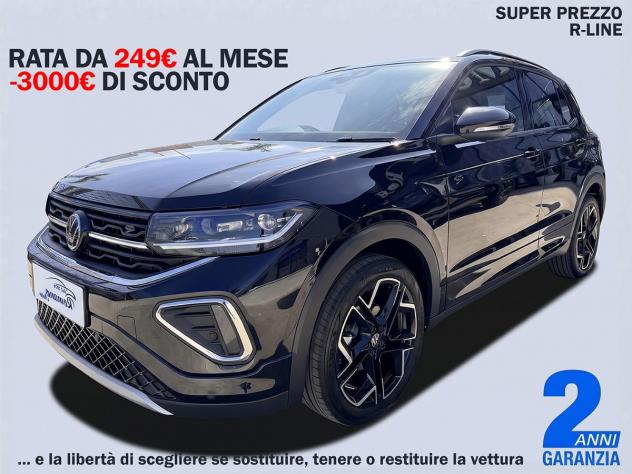 NEW VOLKSWAGEN - T-Cross 1.0 tsi R-Line Plus 115cv dsg#RETROCAMERA!