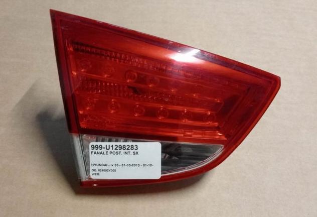 FANALE POST. INT. SX 999-U1298283 Parti elettriche  Fanaleria  Fanali  Fanale post. sx. HYUNDAI - ix 35 - 01-02-2010 - 01-09-2013, HYUNDAI - ix 35