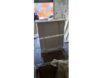 Bancone reception con colonne bianco legno con spedizione
