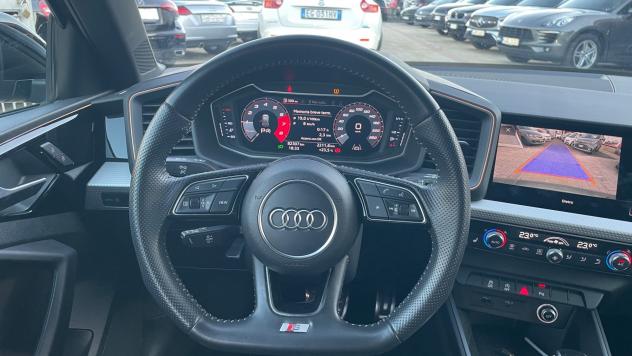 Audi A1 SPORTBACK| S-LINE| 116CV |LUCI AMBIENTE |RETROCAMERA |CERCHI 18'' | PELLE| PRONTA CONSEGNA| - Foto 10
