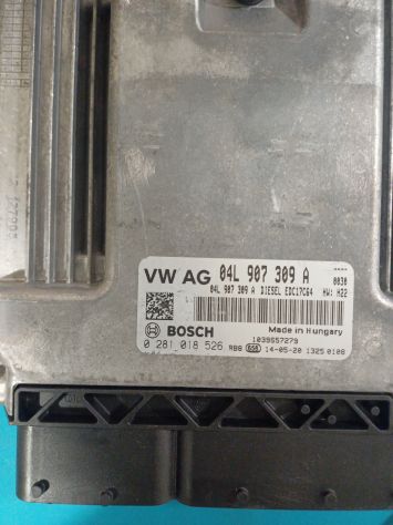 CENTRALINA MOTORE VW GOLF 7 2.0 TDI 04L907309A 0281018526 EDC17C64-2.3 * - Foto 8