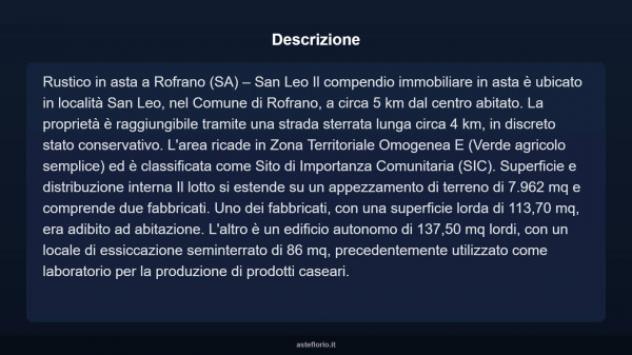 Immobile in asta di 8098 m² in vendita a Rofrano - Foto 17