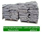 Lastre in Beola Grigia per giardino - Posa su terra