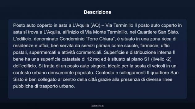 Immobile in asta di 12 m² in vendita a L'Aquila - Foto 4