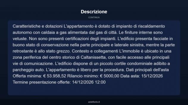 Immobile in asta di 144 m² con più di 5 locali in vendita a Caltanissetta - Foto 16
