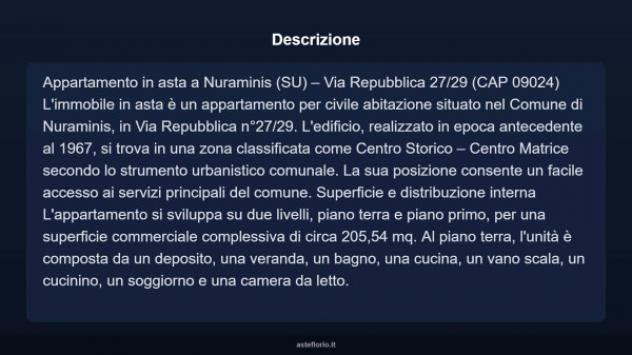 Immobile in asta di 205 m² con più di 5 locali in vendita a Nuraminis - Foto 9
