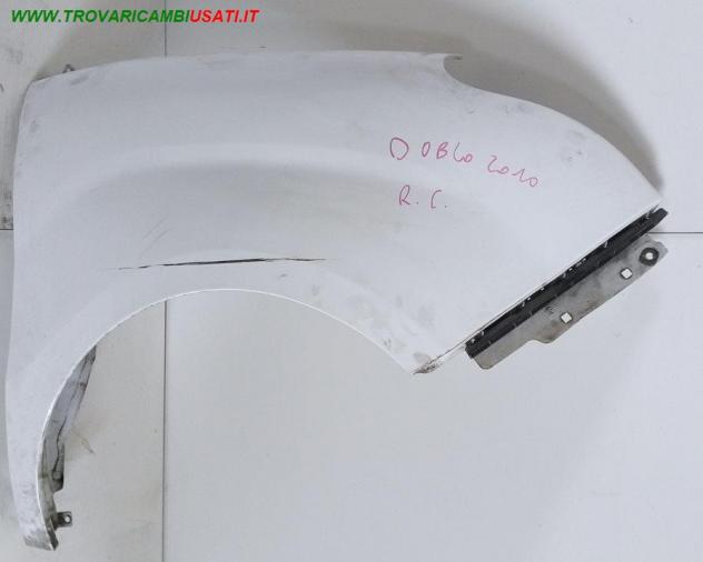 PARAFANGO ANT.D. BIANCO 999-U1308612 Carrozzeria  Lamierati esterni  Fiancate  Parafango ant. FIAT - DOBLO - 01-01-2010 - 01-02-2015, FIAT - DOBLO Car
