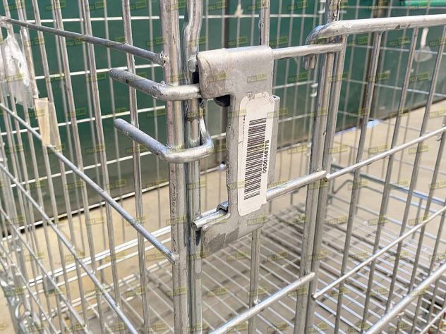 Ceste o contenitori retati con ruote - carrelli usati - Foto 5