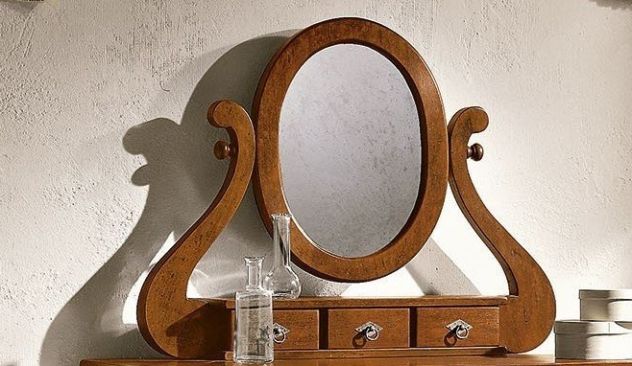 Specchiera modello "ballerina" a 3 cassetti
